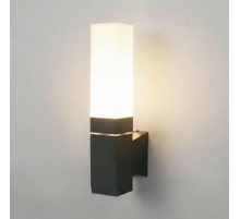 Уличный настенный светодиодный светильник Elektrostandarda 1534 TECHNO LED 3000K чёрный a072067