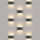 Уличный настенный светодиодный светильник Elektrostandard 1551 Techno Led черный a049671