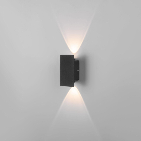 Уличный настенный светодиодный светильник Elektrostandard Mini Light 35154/D черный a060883 Уличный настенный светодиодный светильник Elektrostandard Mini Light 35154/D черный a060883