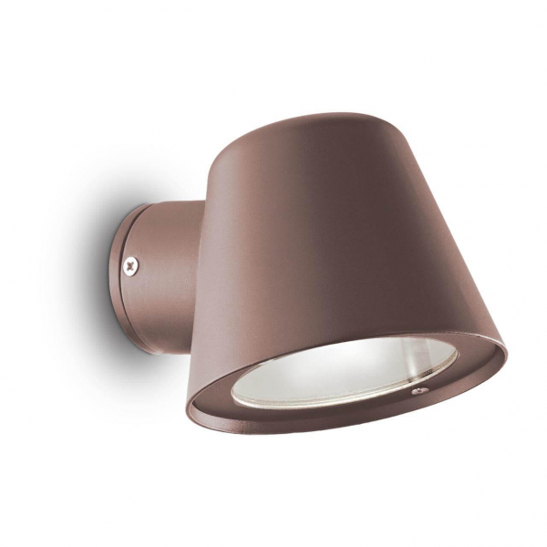 Уличный настенный светильник Ideal Lux Gas AP1 Coffee 213095 Уличный настенный светильник Ideal Lux Gas AP1 Coffee 213095