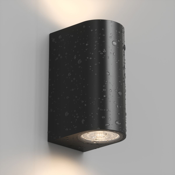 Уличный настенный светильник Denkirs Narvik DK9791-BK