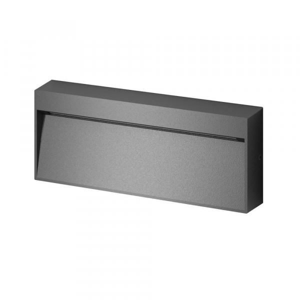 Уличный настенный светодиодный светильник Arlight LGD-Trace-S200x80-8W Warm3000 029961 Уличный настенный светодиодный светильник Arlight LGD-Trace-S200x80-8W Warm3000 029961