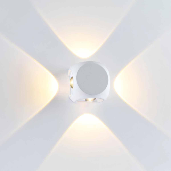Уличный настенный светодиодный светильник Odeon Light Hightech Miko 4221/8WL Уличный настенный светодиодный светильник Odeon Light Hightech Miko 4221/8WL