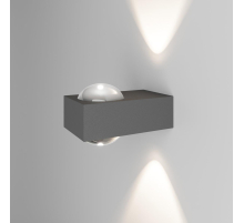 Уличный настенный светильник со светодиодами Elektrostandard Lenses a070452