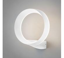 Уличный настенный светодиодный светильник Elektrostandard Ring 1710 Techno Led белый a054931