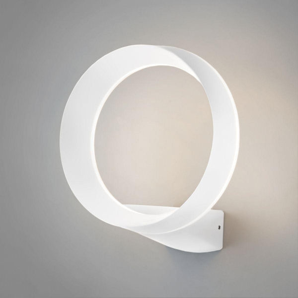 Уличный настенный светодиодный светильник Elektrostandard Ring 1710 Techno Led белый a054931 Уличный настенный светодиодный светильник Elektrostandard Ring 1710 Techno Led белый a054931
