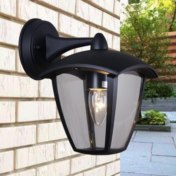 Уличный настенный светильник Reluce 08301-9.2-001SJ Top mount BK Уличный настенный светильник Reluce 08301-9.2-001SJ Top mount BK