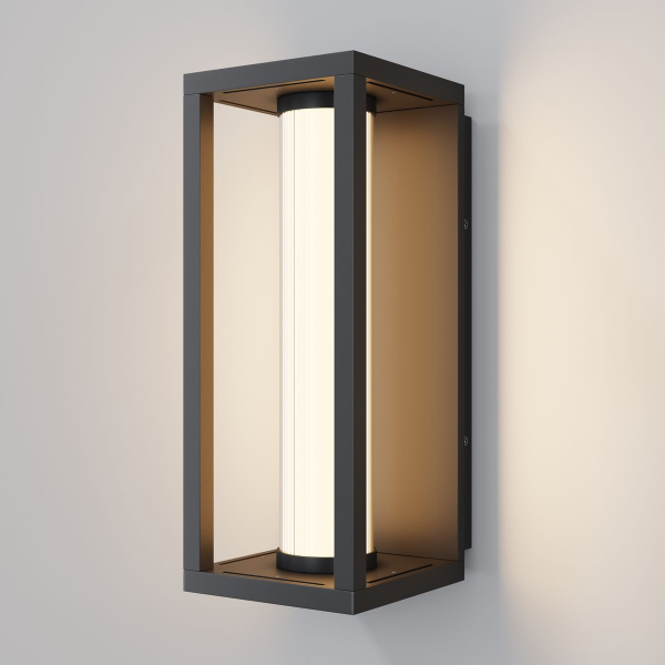 Уличный настенный светодиодный светильник Maytoni Outdoor Expo O480WL-L12B3K