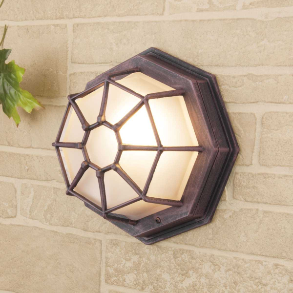 Уличный настенный светильник Elektrostandard Telarana GL 1023D капучино a043661