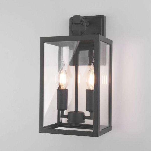 Уличный настенный светильник Elektrostandard Candle 35150/D темно-серый a058478 Уличный настенный светильник Elektrostandard Candle 35150/D темно-серый a058478