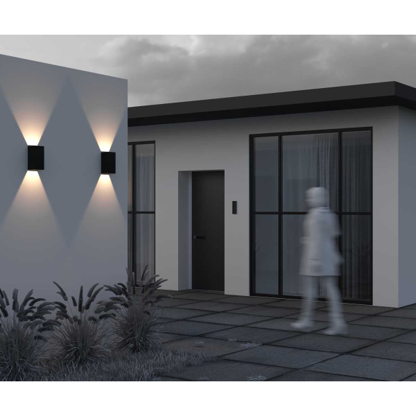 Уличный настенный светильник Maytoni Outdoor Drape O525WL-L20B3K