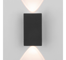 Уличный настенный светодиодный светильник Elektrostandard Mini Light 35154/D черный a060883