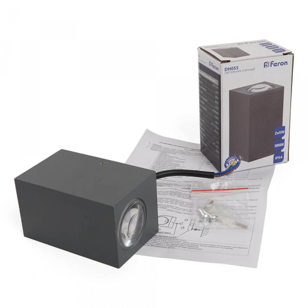 Уличный настенный светильник Feron DH055 48489 Уличный настенный светильник Feron DH055 48489
