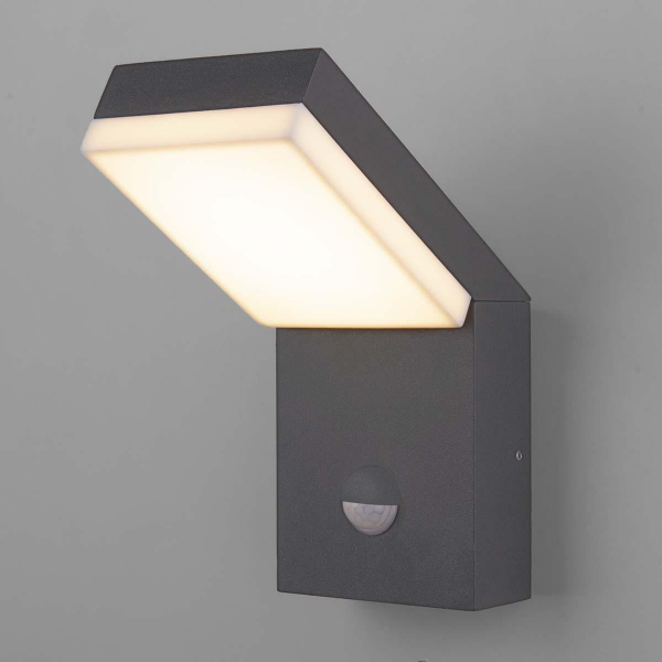Уличный настенный светодиодный светильник Elektrostandard Sensor 1541 Techno Led серый a053947 Уличный настенный светодиодный светильник Elektrostandard Sensor 1541 Techno Led серый a053947