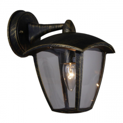 Уличный настенный светильник Reluce 08301-9.2-001SJ Top mount BKG
