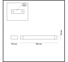 Настенный поворотный светильник Odeon Light Hightech 3888/36WL