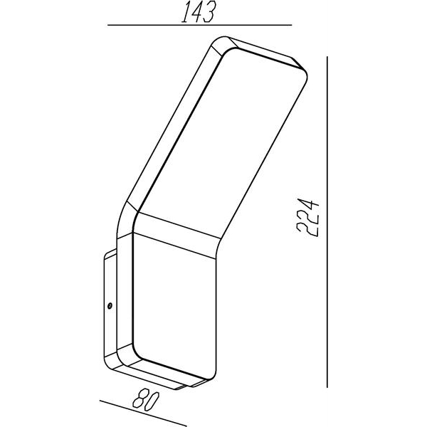 Уличный настенный светодиодный светильник Deko-Light Gruis 731054 Уличный настенный светодиодный светильник Deko-Light Gruis 731054
