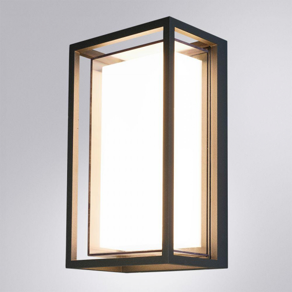 Уличный настенный светодиодный светильник Arte Lamp Menkar A1332AL-1BK Уличный настенный светодиодный светильник Arte Lamp Menkar A1332AL-1BK