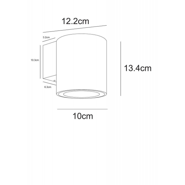 Уличный настенный светодиодный светильник Arte Lamp Torcular A1813AL-1BK Уличный настенный светодиодный светильник Arte Lamp Torcular A1813AL-1BK