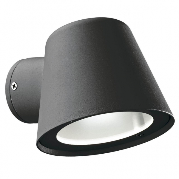 Уличный настенный светильник Ideal Lux Gas AP1 Antracite 091525 Уличный настенный светильник Ideal Lux Gas AP1 Antracite 091525