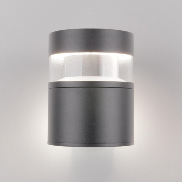 Уличный настенный светодиодный светильник Elektrostandard 1530 Techno Led серый a052247 Уличный настенный светодиодный светильник Elektrostandard 1530 Techno Led серый a052247