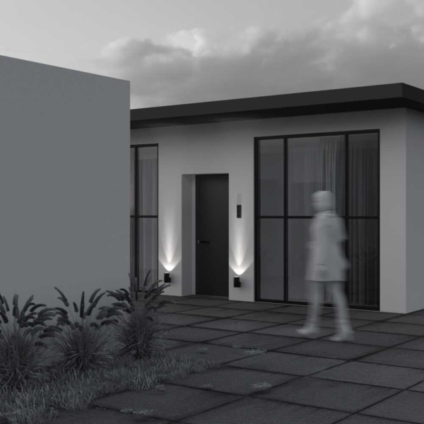 Уличный настенный светильник Maytoni Outdoor Shim O514WL-L15B3K