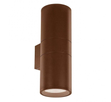 Уличный настенный светильник Ideal Lux Gun AP2 Big Coffee 163611