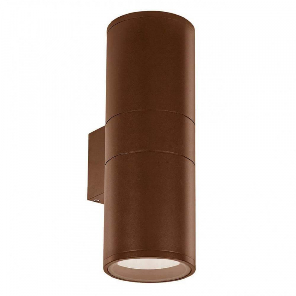 Уличный настенный светильник Ideal Lux Gun AP2 Big Coffee 163611 Уличный настенный светильник Ideal Lux Gun AP2 Big Coffee 163611