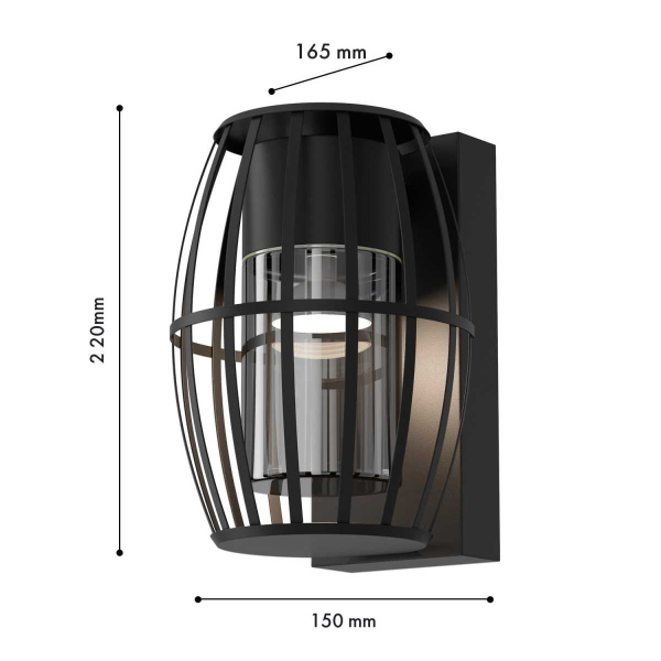 Уличный настенный светильник Favourite Keg 4849-1W