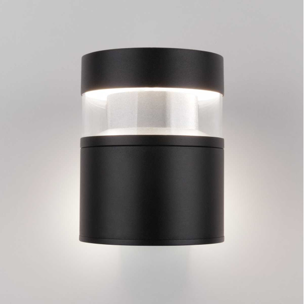 Уличный настенный светодиодный светильник Elektrostandard 1530 Techno Led чёрный a052244