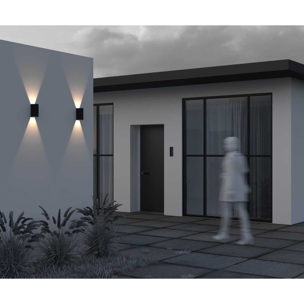 Уличный настенный светильник Maytoni Outdoor Drape O526WL-L10B3K