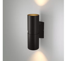 Уличный настенный светодиодный светильник Elektrostandard Liberty 35124/U черный a060094