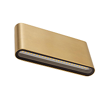 Уличный настенный светильник Nowodvorski Semi Led M Brass 11366