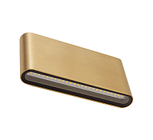 Уличный настенный светильник Nowodvorski Semi Led M Brass 11366