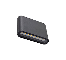Уличный настенный светильник Nowodvorski Semi Led S Black 11363