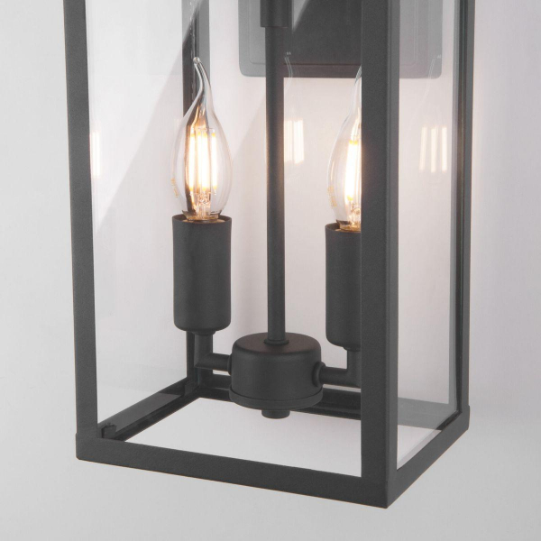 Уличный настенный светильник Elektrostandard Candle 35150/D темно-серый a058478 Уличный настенный светильник Elektrostandard Candle 35150/D темно-серый a058478