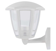 Садово-парковый светильник ЭРА «Дели 1» ДБУ 07-8-005 3000К белый 6-гранный настенный IP44 светодиодный 8Вт 3000K Б0064225