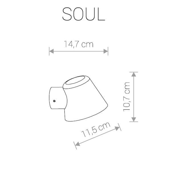 Уличный настенный светильник Nowodvorski Soul 9555 Уличный настенный светильник Nowodvorski Soul 9555