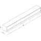 Уличный настенный светодиодный светильник Deko-Light Linear II Double 731129