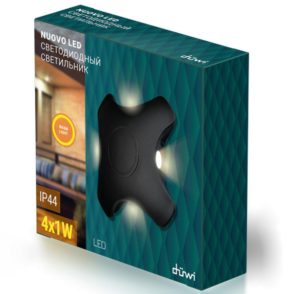 Уличный настенный светодиодный светильник Duwi Nuovo LED 24248 2 Уличный настенный светодиодный светильник Duwi Nuovo LED 24248 2