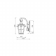 Настенный светильник Maytoni Outdoor O413WL-01BZ