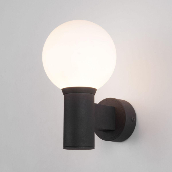 Уличный настенный светильник Elektrostandard Sfera 35126/D черный a060122 Уличный настенный светильник Elektrostandard Sfera 35126/D черный a060122
