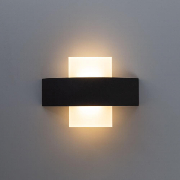 Уличный настенный светодиодный светильник Arte Lamp Croce A1444AP-1BK Уличный настенный светодиодный светильник Arte Lamp Croce A1444AP-1BK