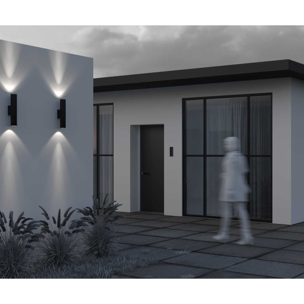 Уличный настенный светильник Maytoni Outdoor Shim O514WL-L30B3K1