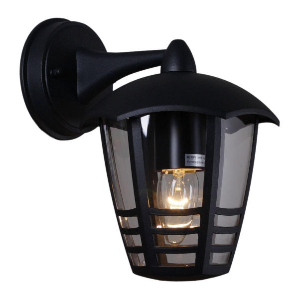 Уличный настенный светильник Reluce 08303-9.2-001SJ Top mount BK Уличный настенный светильник Reluce 08303-9.2-001SJ Top mount BK