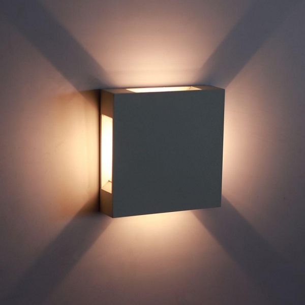 Уличный настенный светодиодный светильник Arte Lamp Algol A1445AL-4BK Уличный настенный светодиодный светильник Arte Lamp Algol A1445AL-4BK