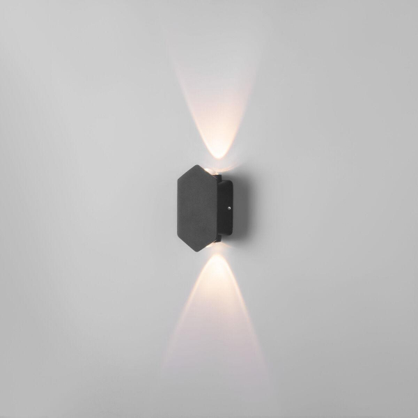 Уличный настенный светодиодный светильник Elektrostandard Mini Light 35152/D черный a060877 Уличный настенный светодиодный светильник Elektrostandard Mini Light 35152/D черный a060877