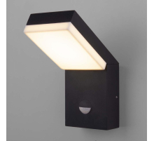 Уличный настенный светодиодный светильник Elektrostandard Sensor 1541 Techno Led черный a053946