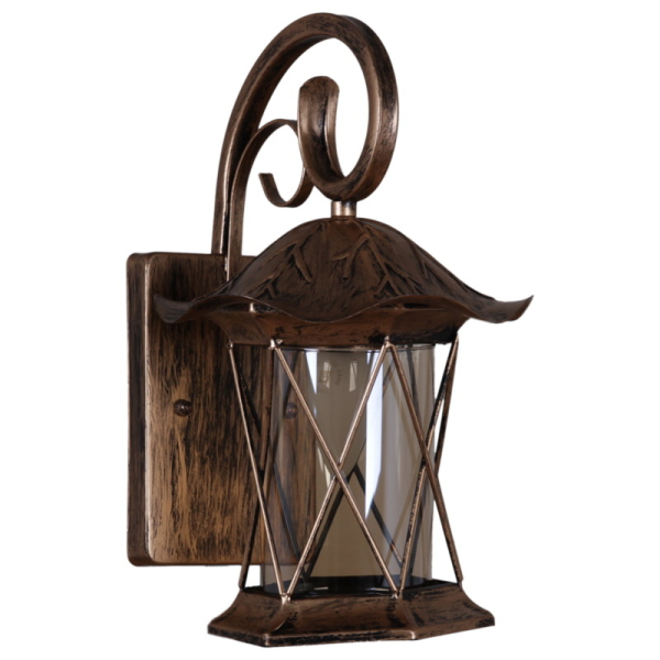 Уличный настенный светильник Reluce 08281-9.2-001U BKG RLOS