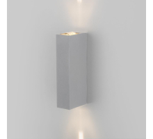 Уличный настенный светодиодный светильник Elektrostandard Blaze 35136/W серый a057051